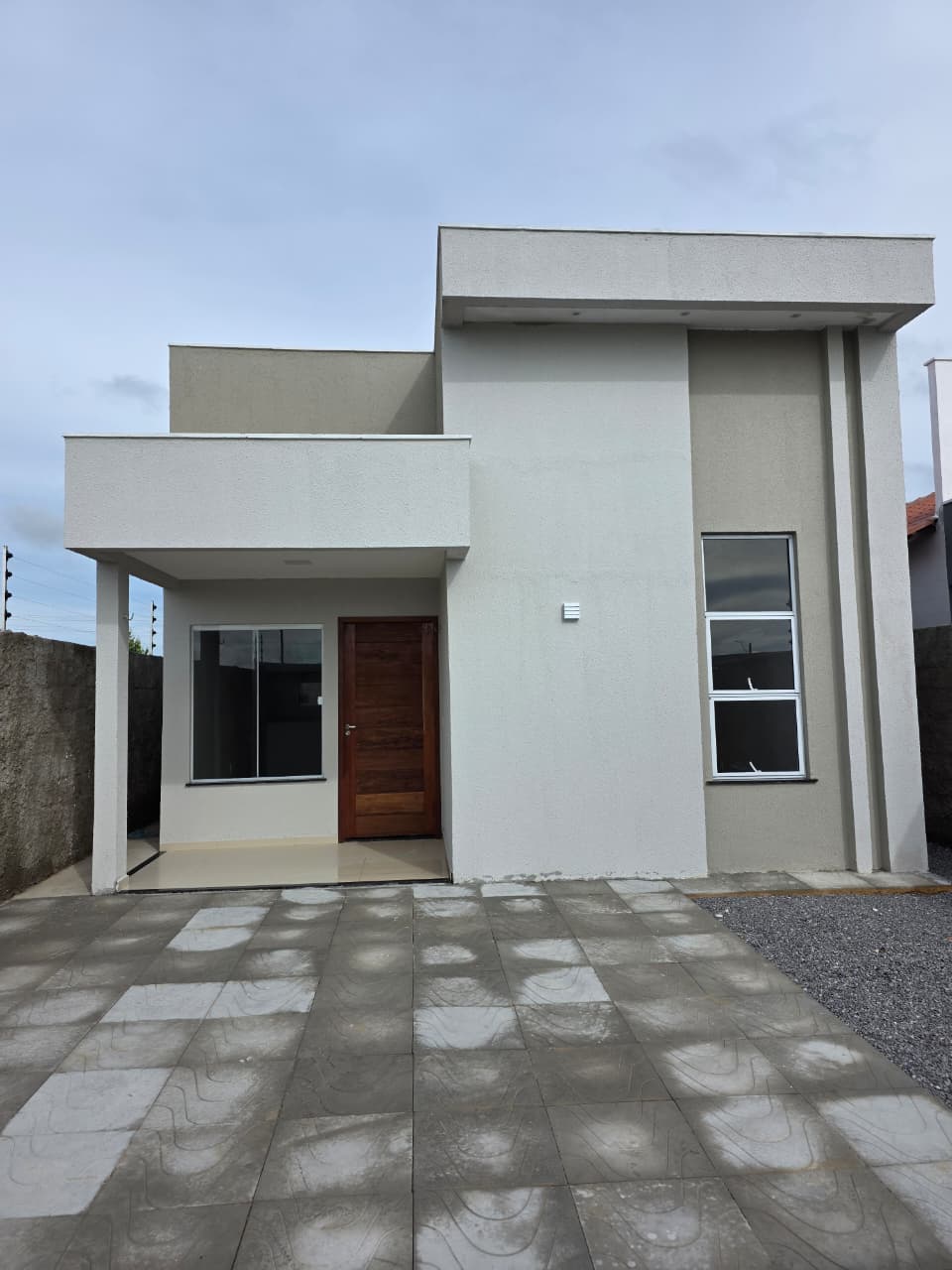 Fachada moderna da casa
